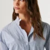 Striped Poplin Blouse