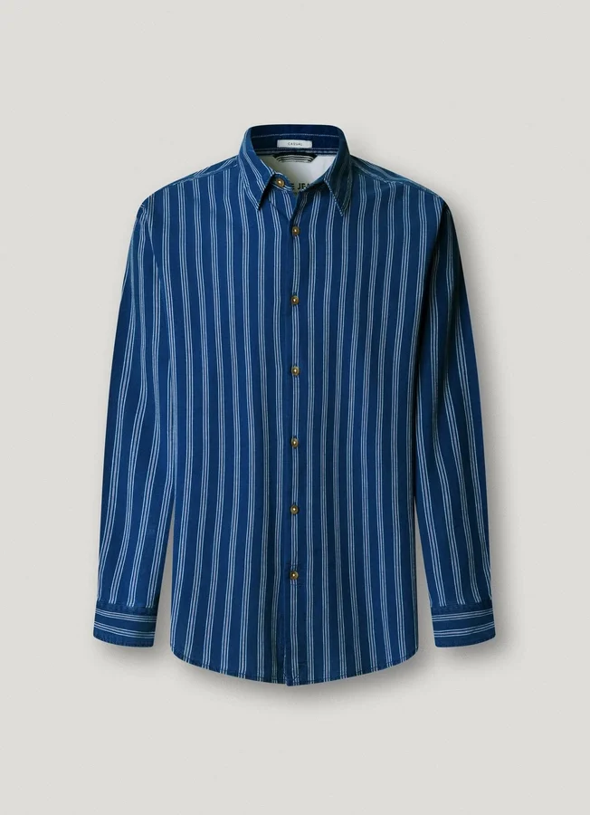 Striped Poplin Shirt Striped Poplin Shirt