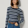 Striped Ribbed Jumper Striped Ribbed Jumper