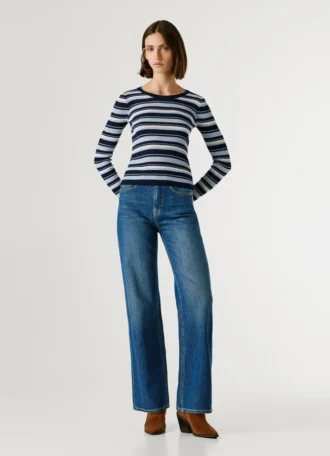 Striped Ribbed Jumper