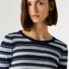 Striped Ribbed Jumper Striped Ribbed Jumper