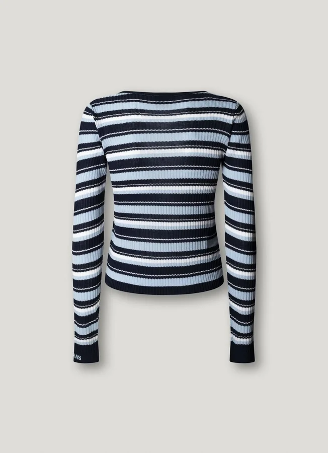 Striped Ribbed Jumper Striped Ribbed Jumper