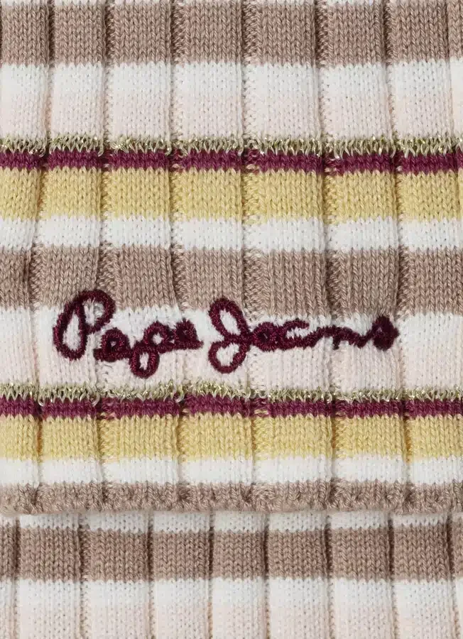 Striped Ribbed Mini Dress Striped Ribbed Mini Dress