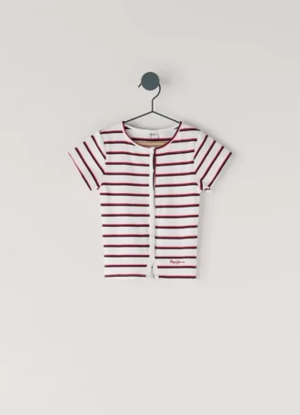 Striped Ribbed T-Shirt