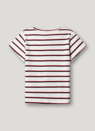 Striped Ribbed T-Shirt
