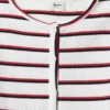 Striped Ribbed T-Shirt Striped Ribbed T-Shirt