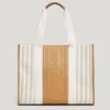 Striped Shopper Bag