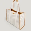 Striped Shopper Bag