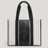 Striped Shopper Bag