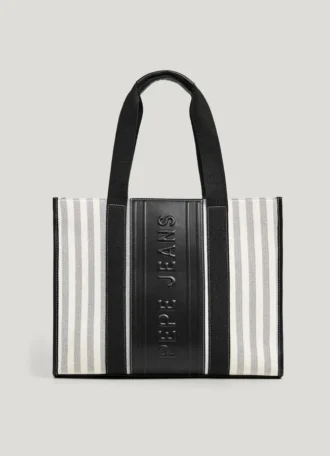 Striped Shopper Bag