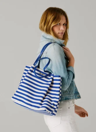 Striped Tote Bag