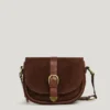Suede Bag with Flap