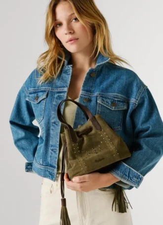 Suede Bucket Bag