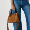 Suede Bucket Bag