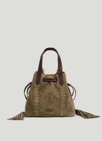 Suede Bucket Bag