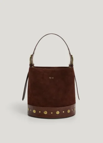 Suede Bucket Bag