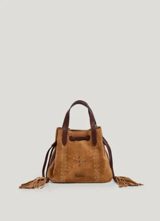 Suede Bucket Bag