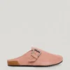 Suede Clogs