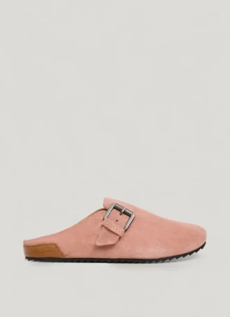 Suede Clogs