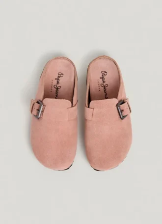 Suede Clogs