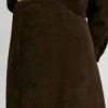 Suede Mini Skirt