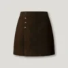 Suede Mini Skirt
