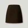 Suede Mini Skirt