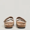 Suede Sandals with Double Velcro Closure Suede Sandals with Double Velcro Closure