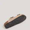 Suede Sandals with Double Velcro Closure Suede Sandals with Double Velcro Closure