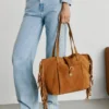 Suede Shopper Bag