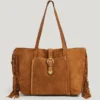 Suede Shopper Bag