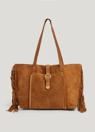 Suede Shopper Bag