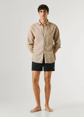 Swim Shorts with Circular Logo