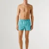 Swim Shorts with Circular Logo
