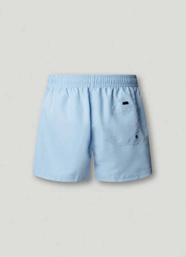 Swim Shorts with Circular Logo Swim Shorts with Circular Logo