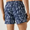 Swim Shorts with Leaf Print
