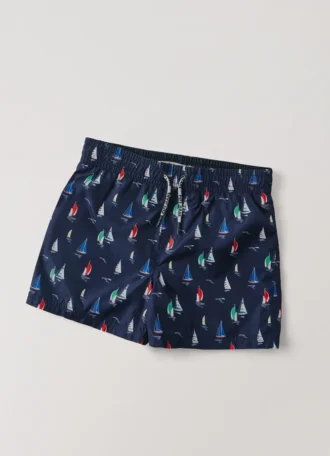 Swim Shorts with Sailboats
