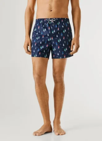 Swim Shorts with Sailboats