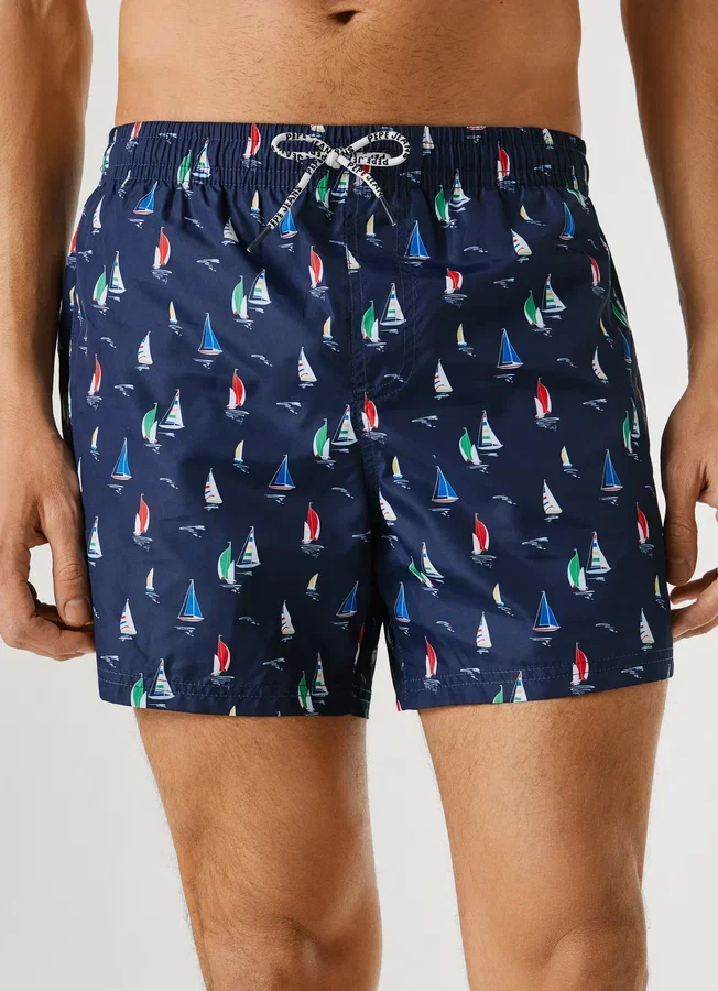 Swim Shorts with Sailboats Swim Shorts with Sailboats