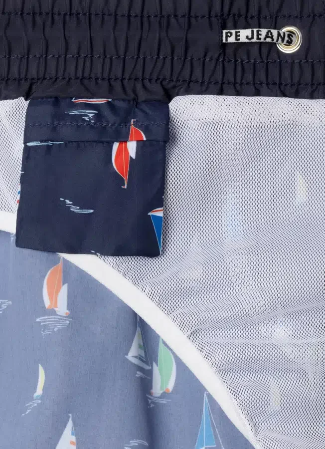 Swim Shorts with Sailboats Swim Shorts with Sailboats