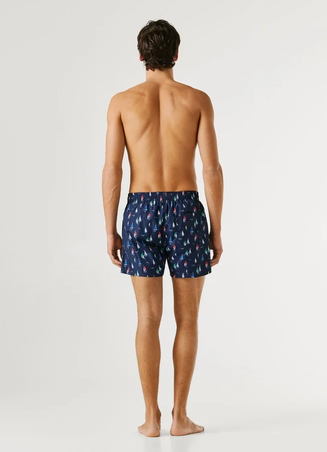 Swim Shorts with Sailboats Swim Shorts with Sailboats