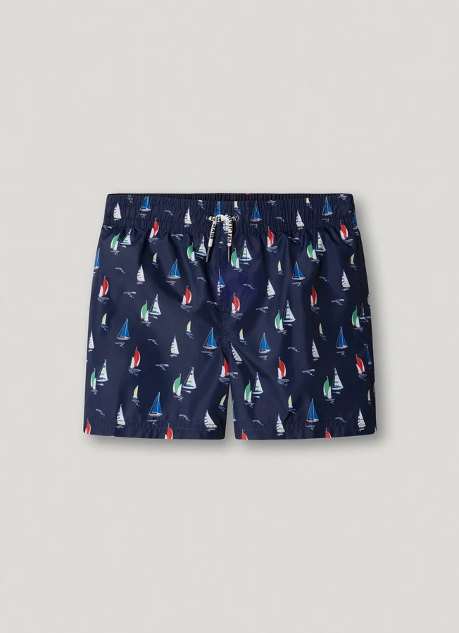 Swim Shorts with Sailboats Swim Shorts with Sailboats