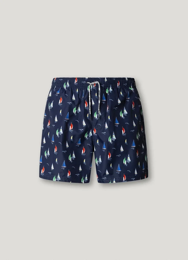 Swim Shorts with Sailboats Swim Shorts with Sailboats