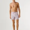 Swim Shorts with Shark Print