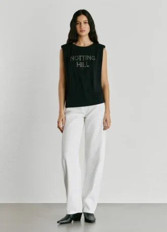 T-Shirt with Stud Detail