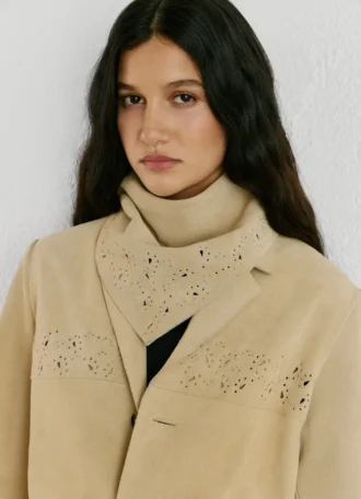 Triangular Suede Bandana