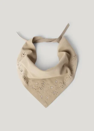 Triangular Suede Bandana