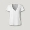 V-Neck Embroidered Logo T-Shirt