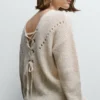 V-Neck Knit Jumper