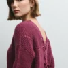 V-Neck Knit Jumper